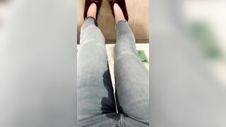 Tight jeans wetting